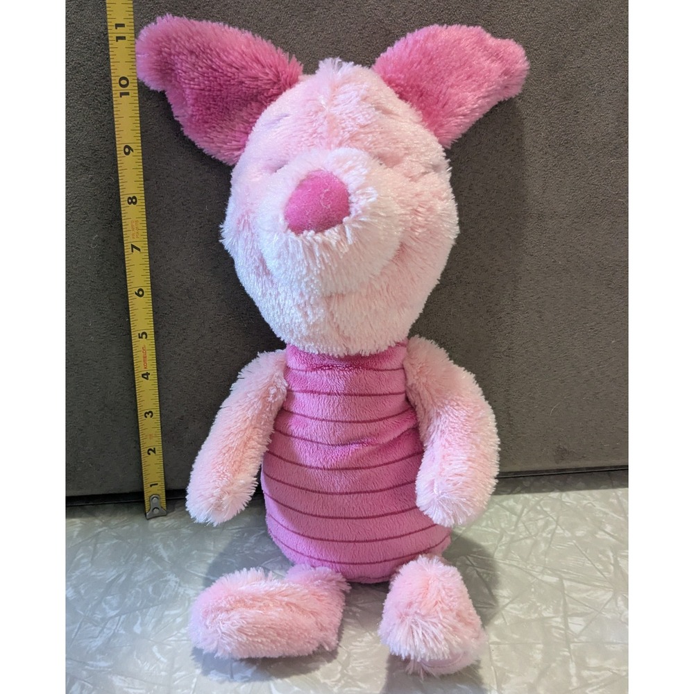 Vintage My Friends Tigger & Pooh Disney Store Piglet Plush 13" Stuffed Animal - Picture 3 of 3
